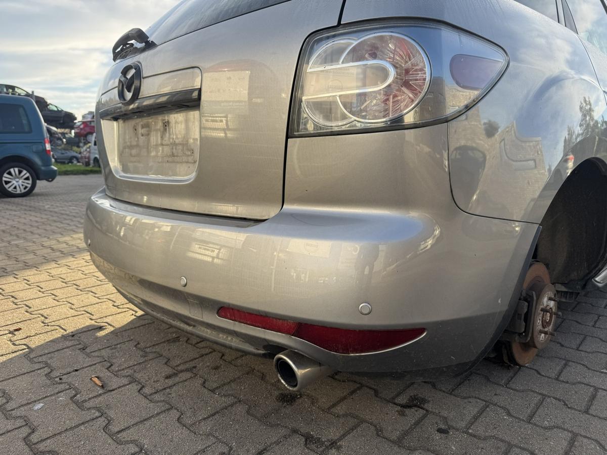 Mazda CX-7 original Sto&szlig;stange Stossf&auml;nger hinten 38P Plutosilber Facelift Bj.2010